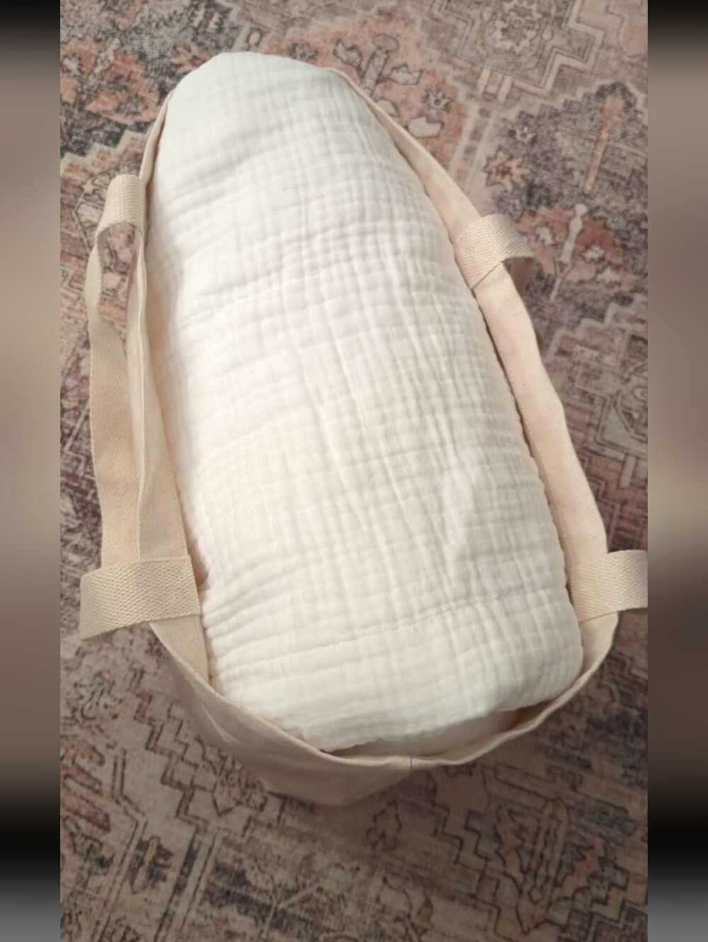 CLOUDSCAPE 100% Cotton 4 Layer Muslin Blanket Queen Oversized, 92x92 - Picture 4 of 7